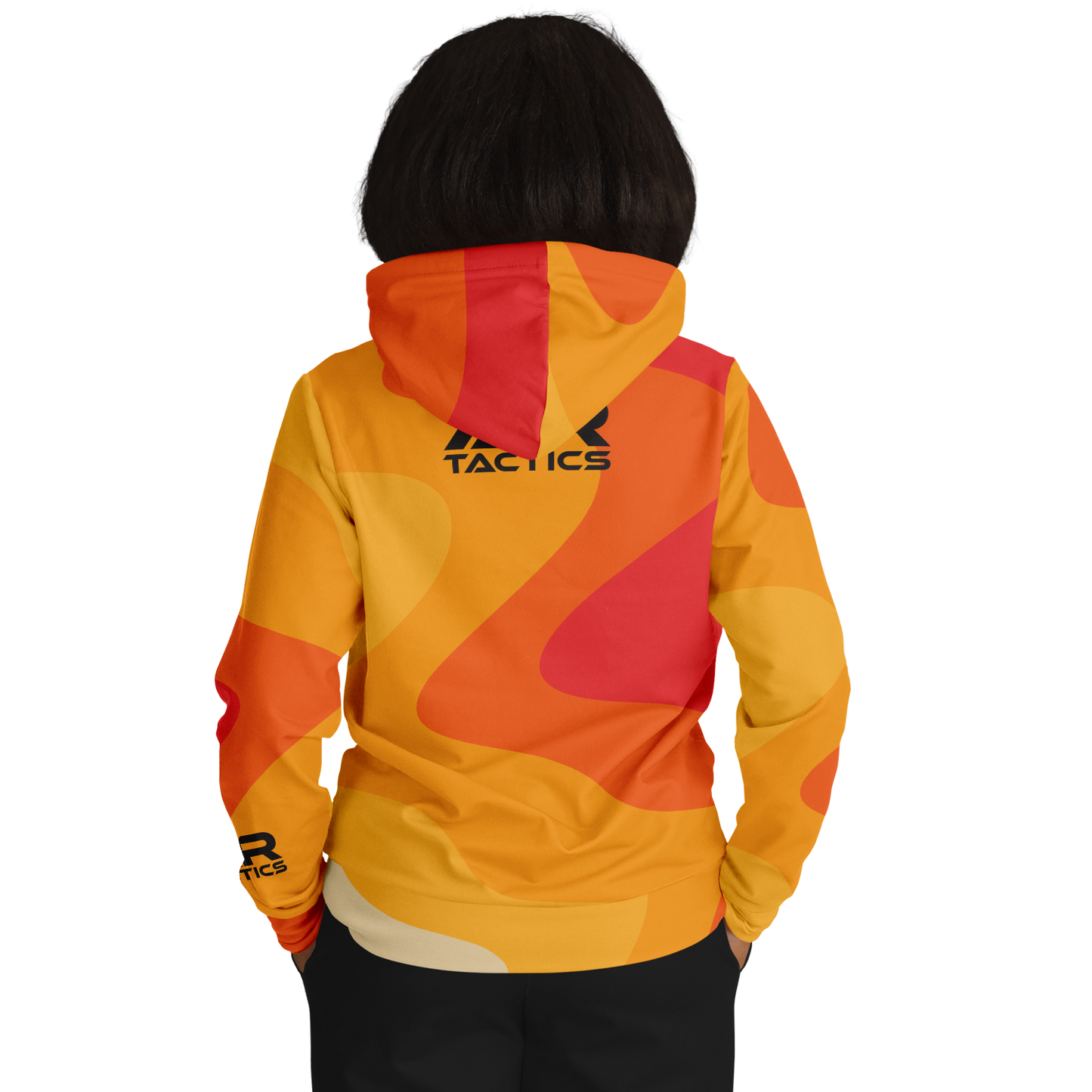 A+R Tactics Logo Hoodie, Retro Flame