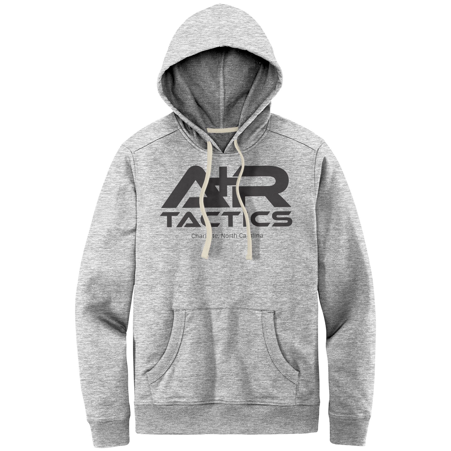 A+R Tactics Logo Mens Re-Fleece Hoodie, Black Print