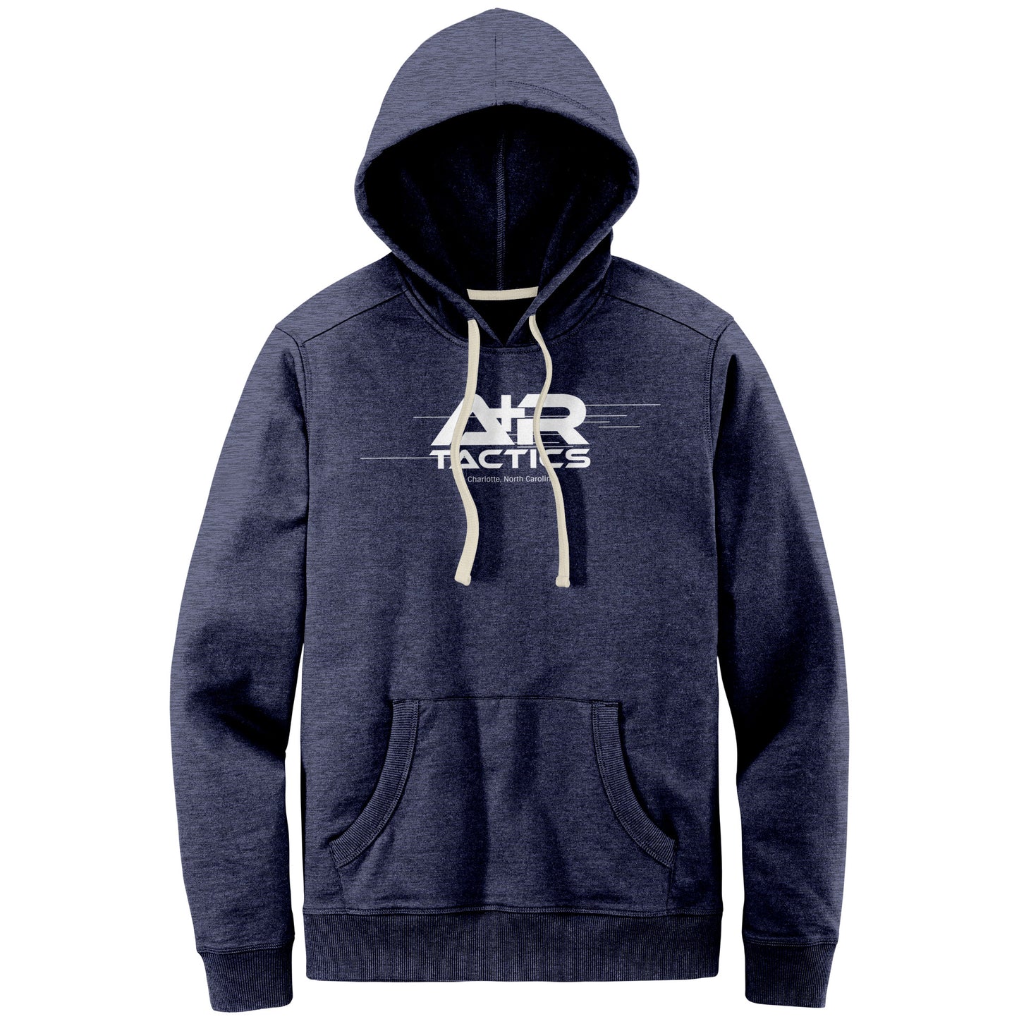 A+R Tactics Logo Mens Re-Fleece Hoodie, Lined Logo White Print