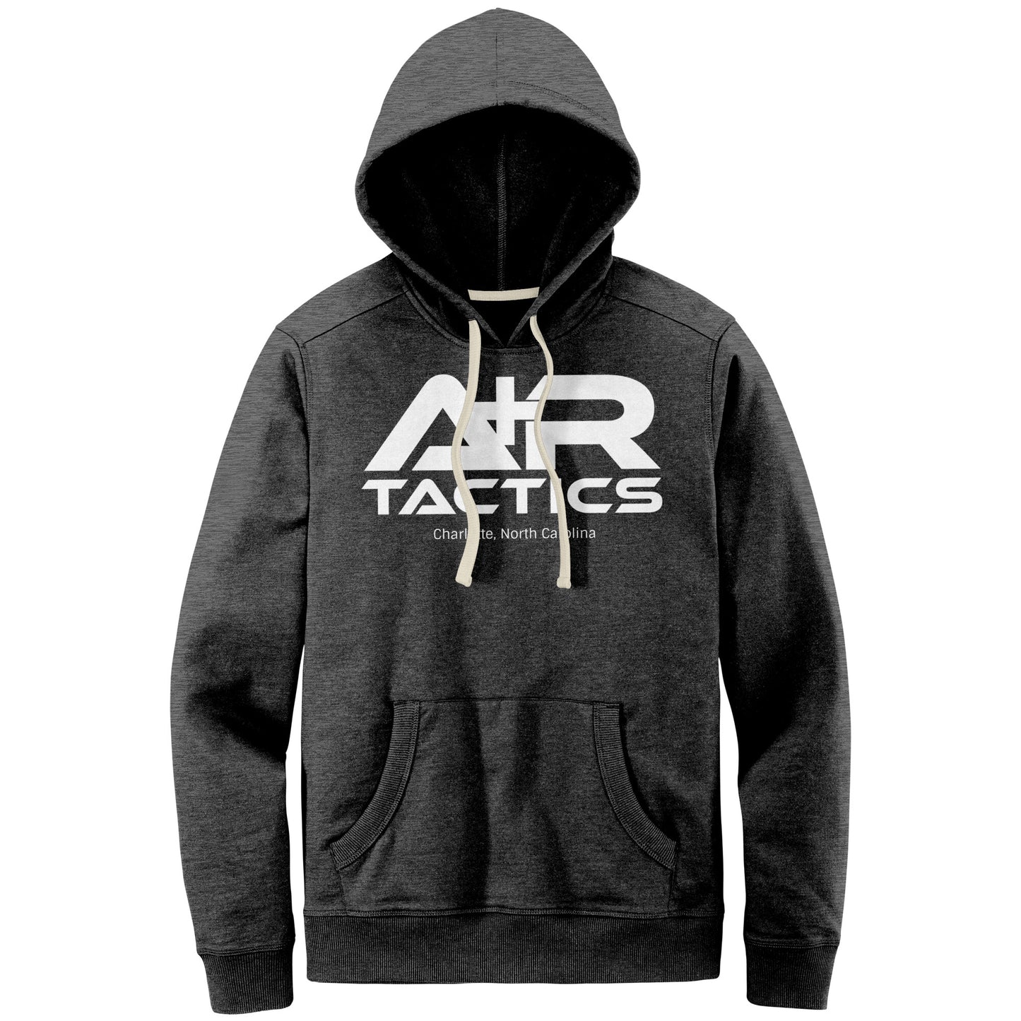 A+R Tactics Logo Mens Re-Fleece Hoodie, White Print
