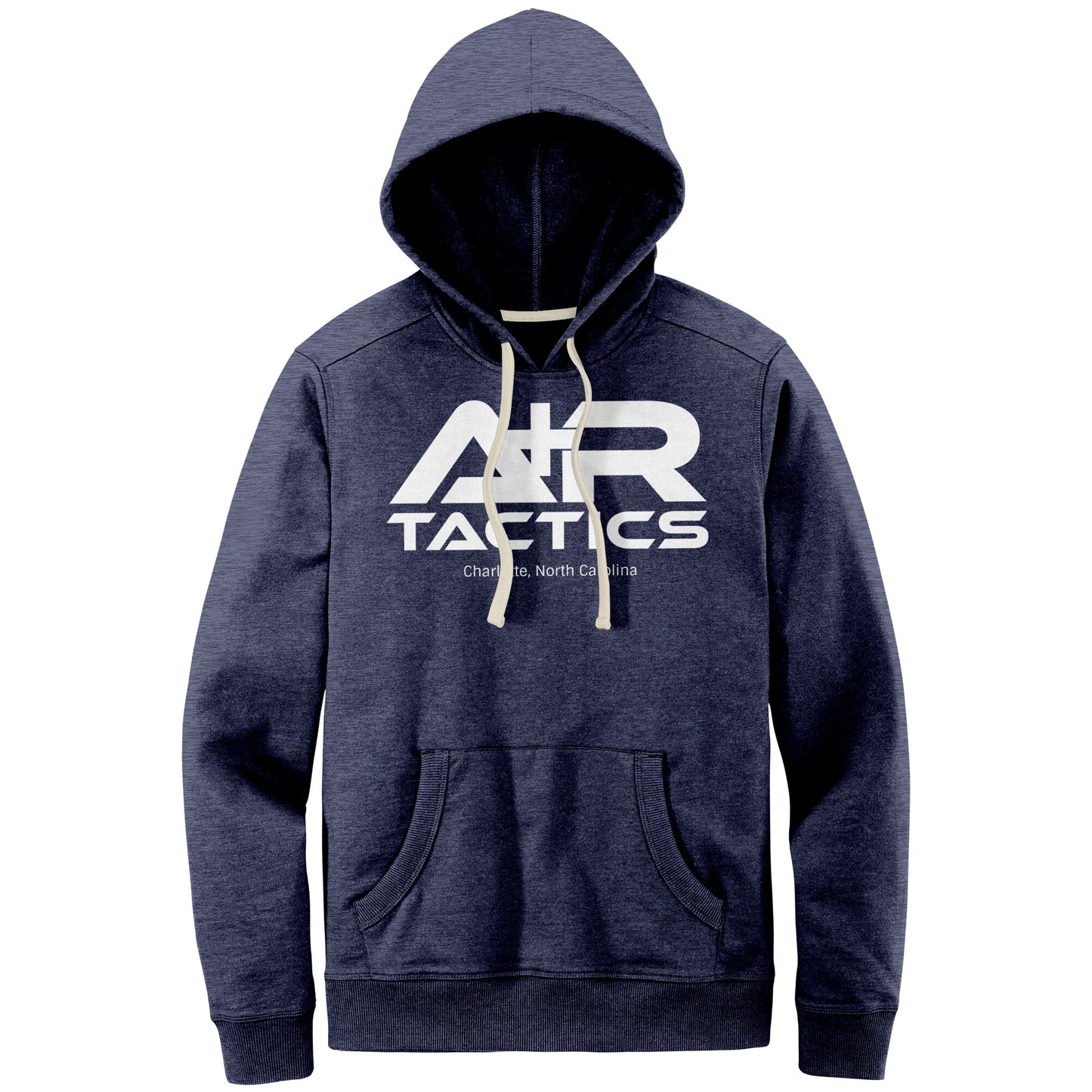 A+R Tactics Logo Mens Re-Fleece Hoodie, White Print