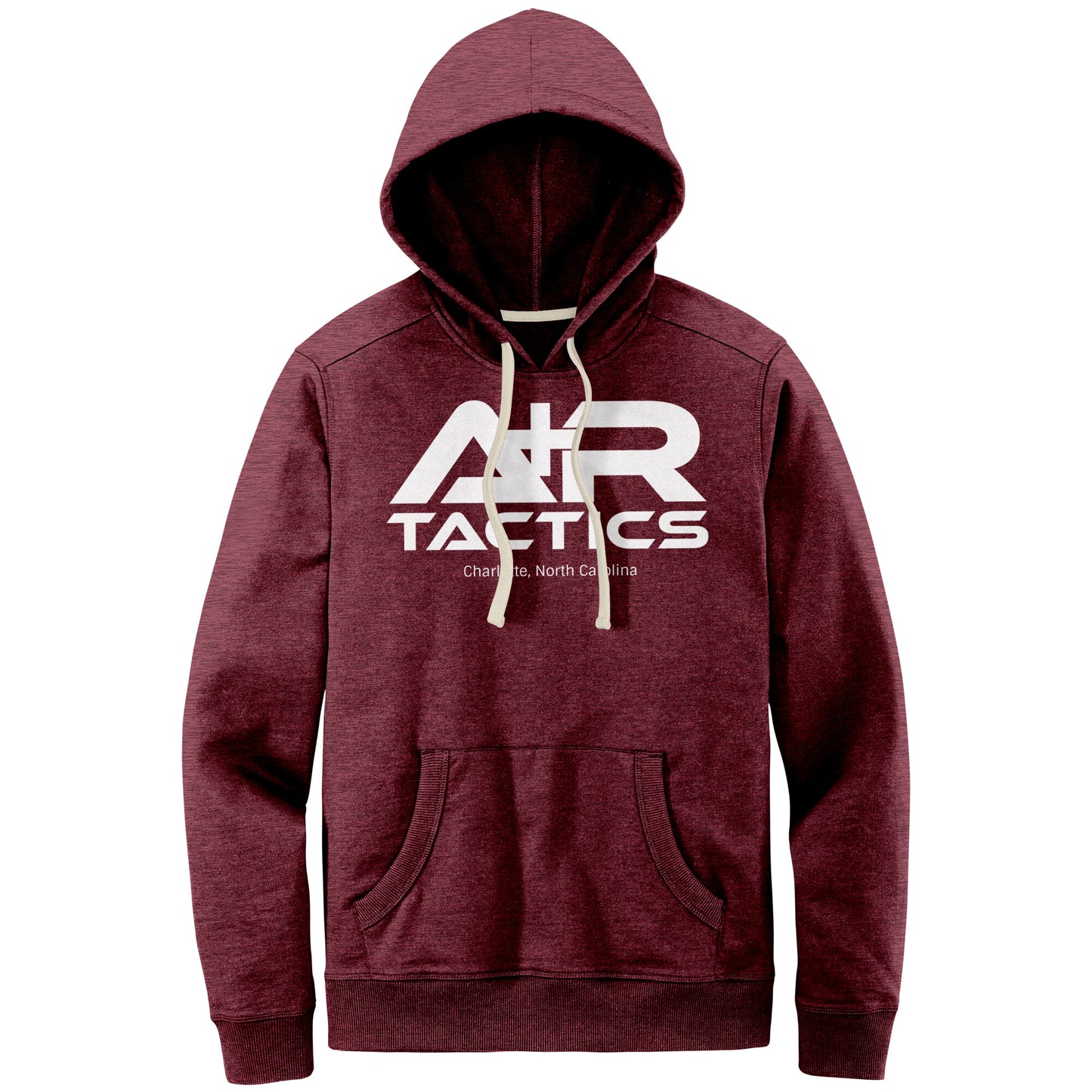 A+R Tactics Logo Mens Re-Fleece Hoodie, White Print