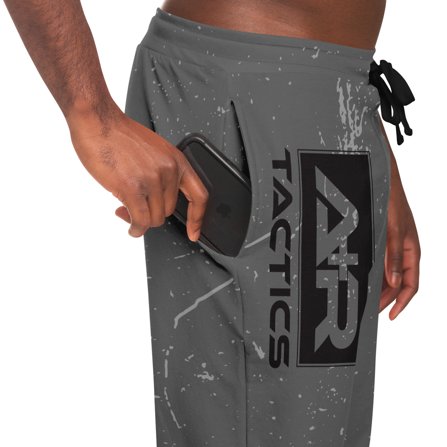 A+R Tactics Logo Joggers, Distressed Grey