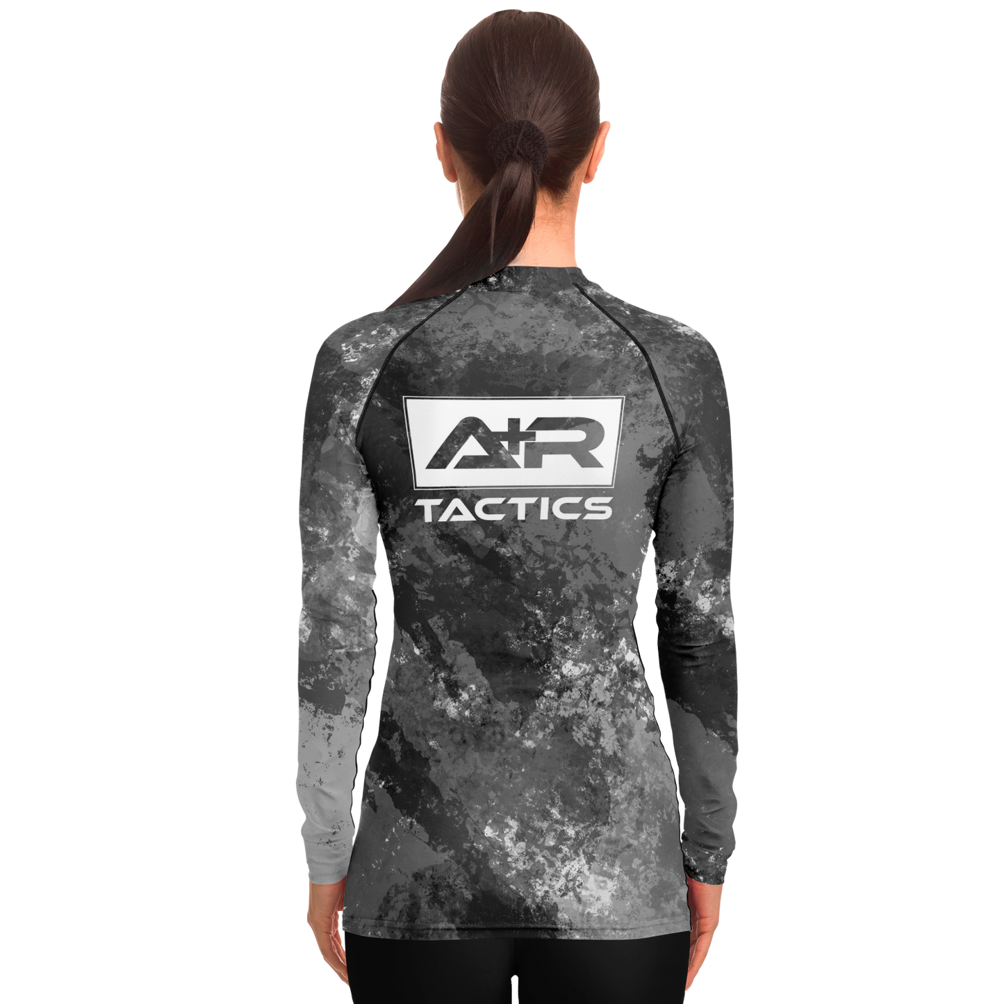 A+R Tactics Logo Womens Rashguard, Paint