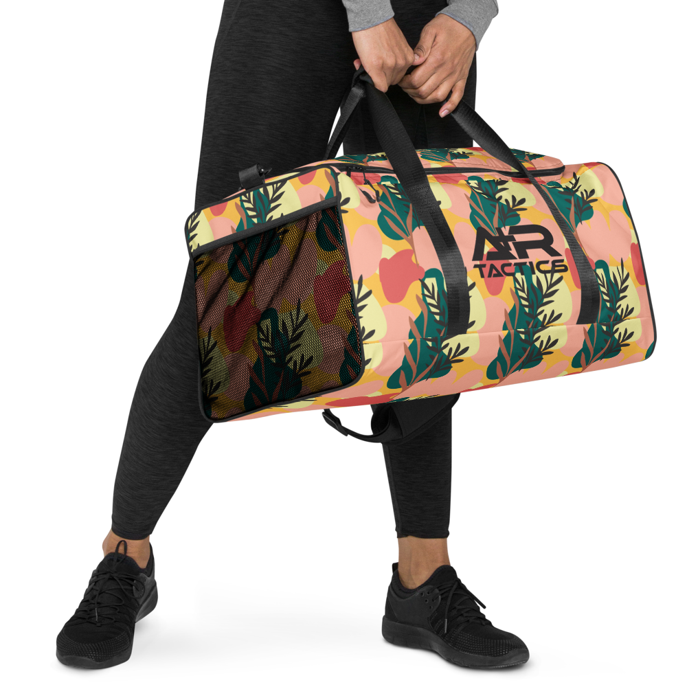A+R Tactics Logo Duffle Bag, Blush Floral