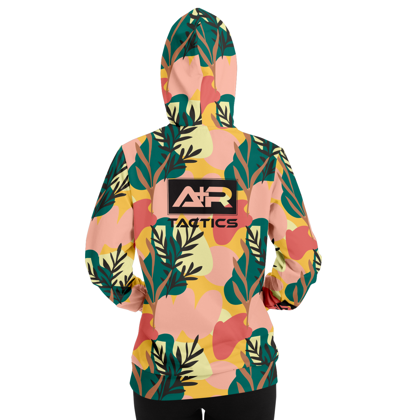 A+R Tactics Logo Hoodie, Blush Floral