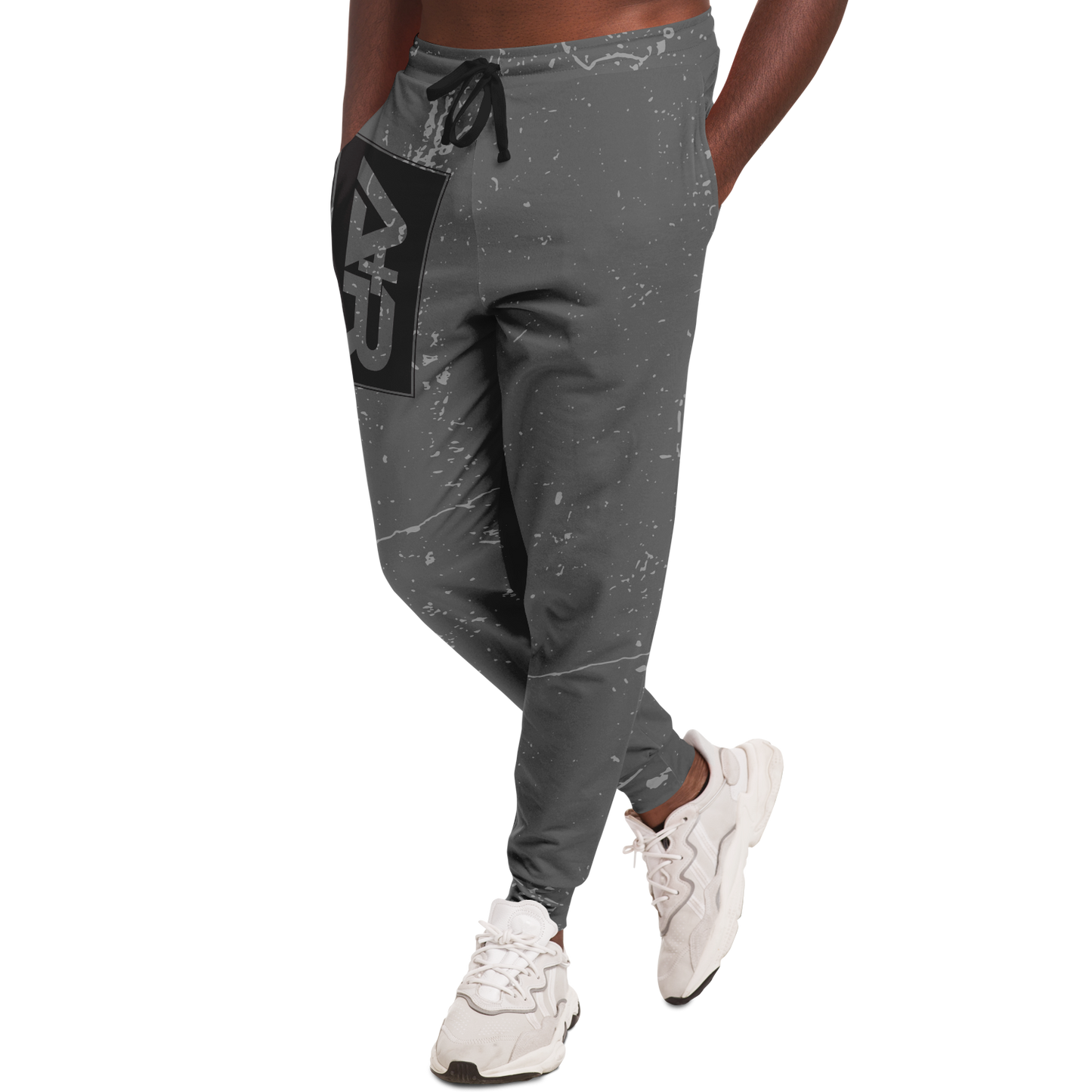 A+R Tactics Logo Joggers, Distressed Grey