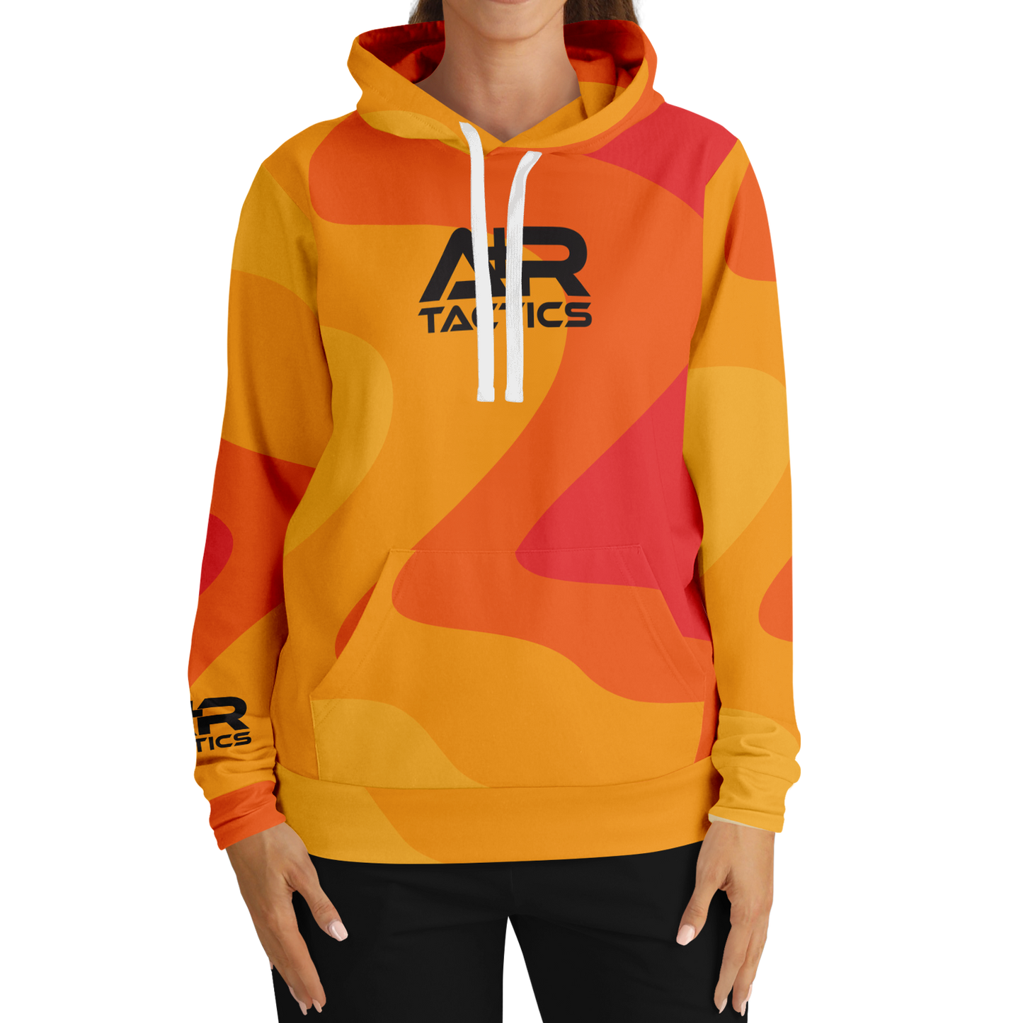 A+R Tactics Logo Hoodie, Retro Flame