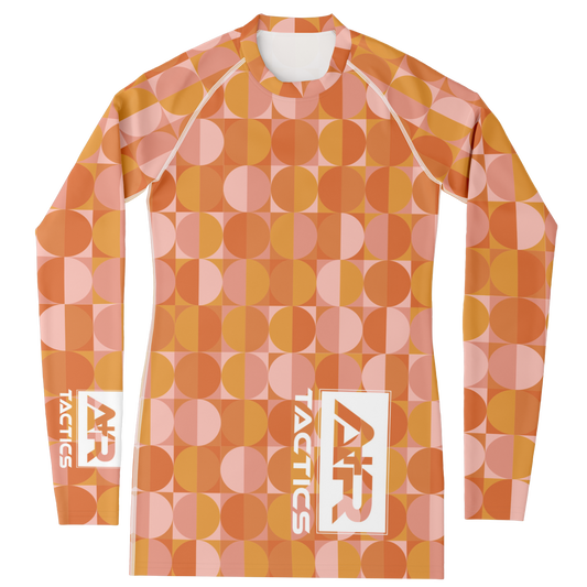A+R Tactics Logo Womens Rashguard, Retro Circles