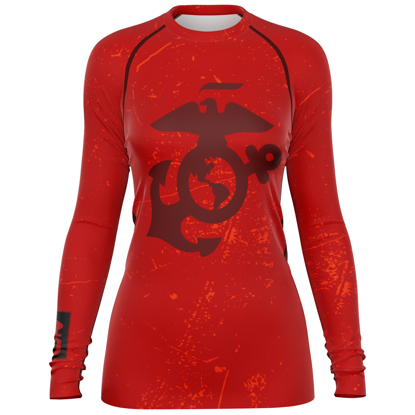 A+R Tactics Logo Womens Rashguard, USMC
