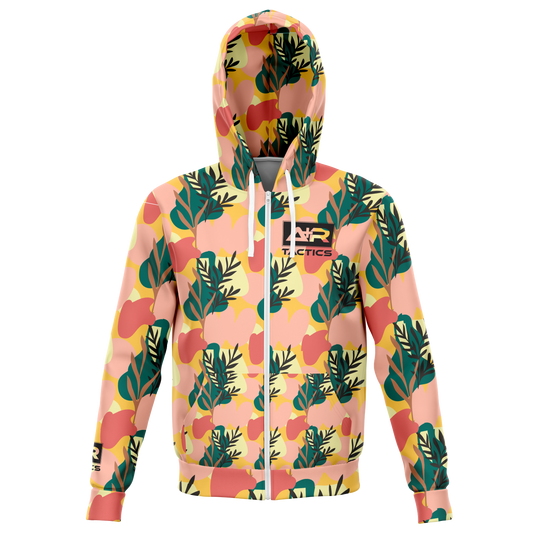 A+R Tactics Logo Zip Hoodie, Blush Floral