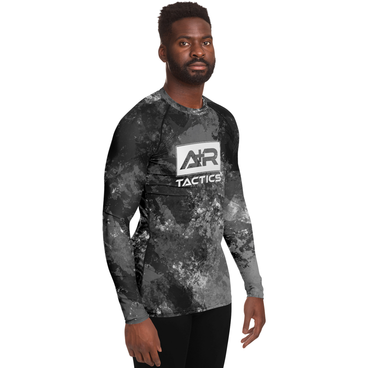 A+R Tactics Logo Mens Rashguard, Paint