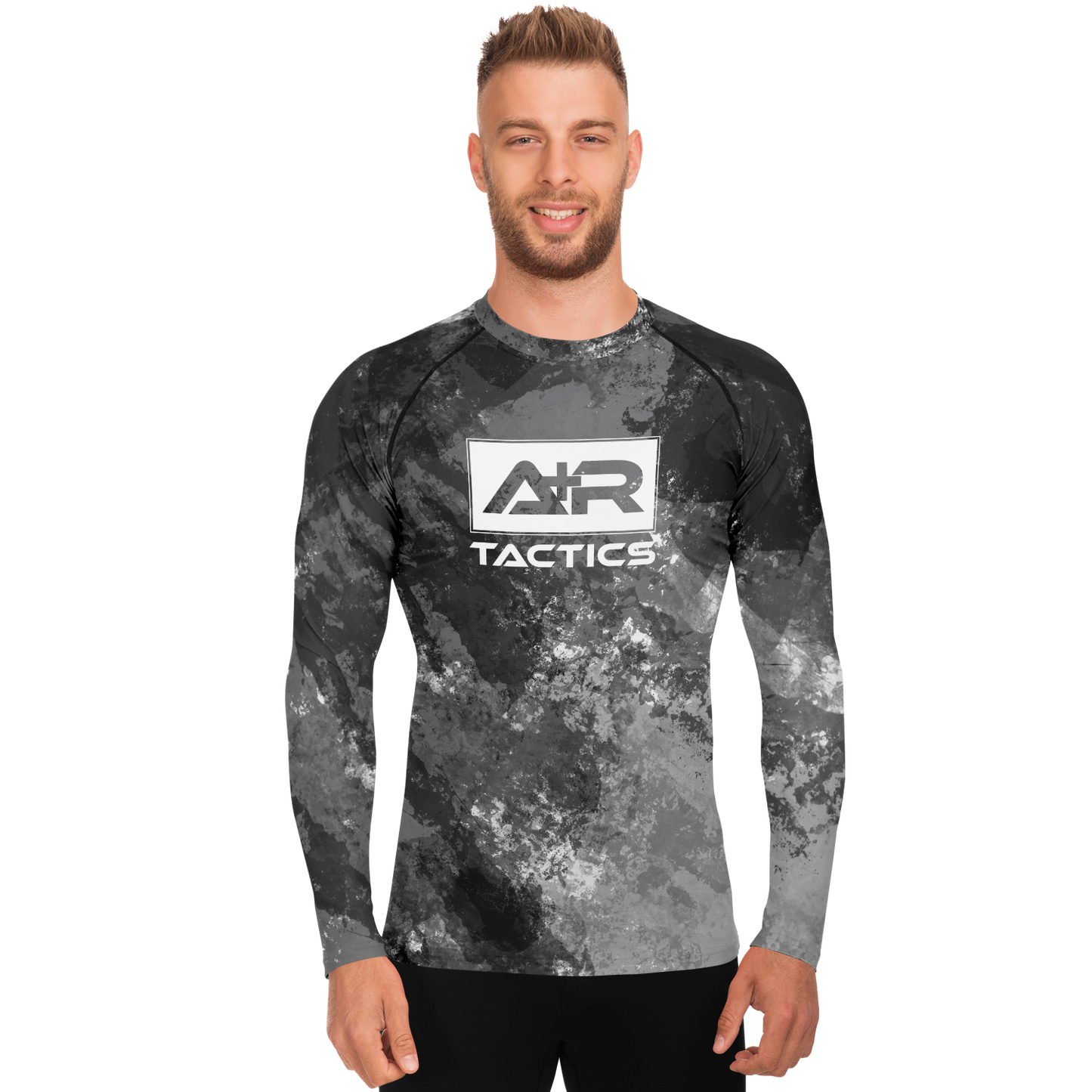 A+R Tactics Logo Mens Rashguard, Paint