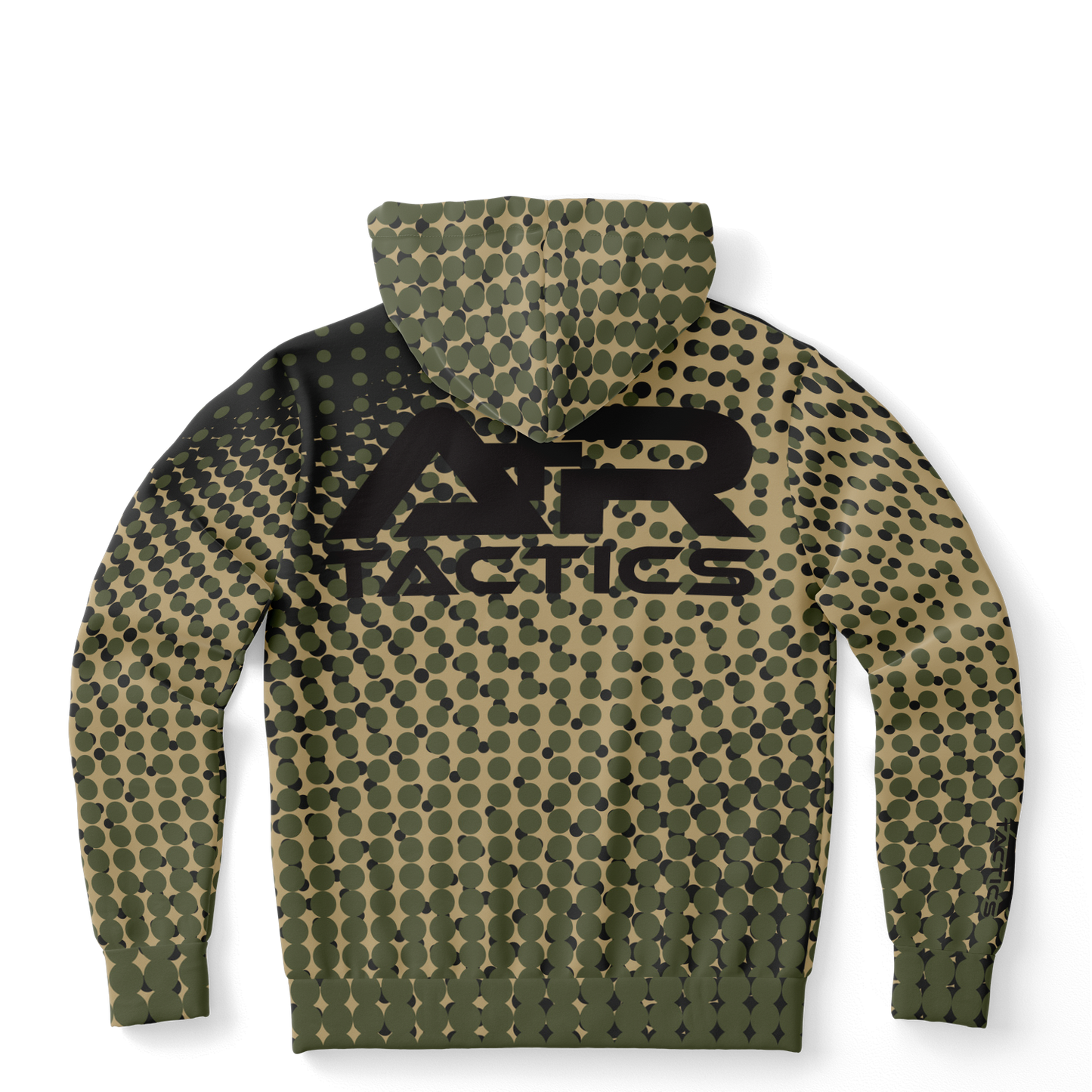 A+R Tactics Logo Hoodie, Green Abstract
