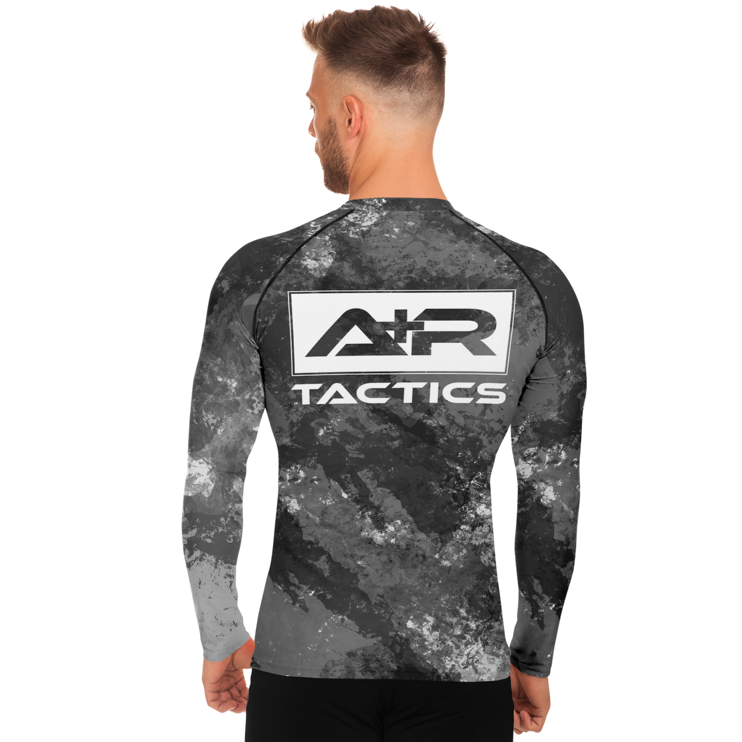 A+R Tactics Logo Mens Rashguard, Paint
