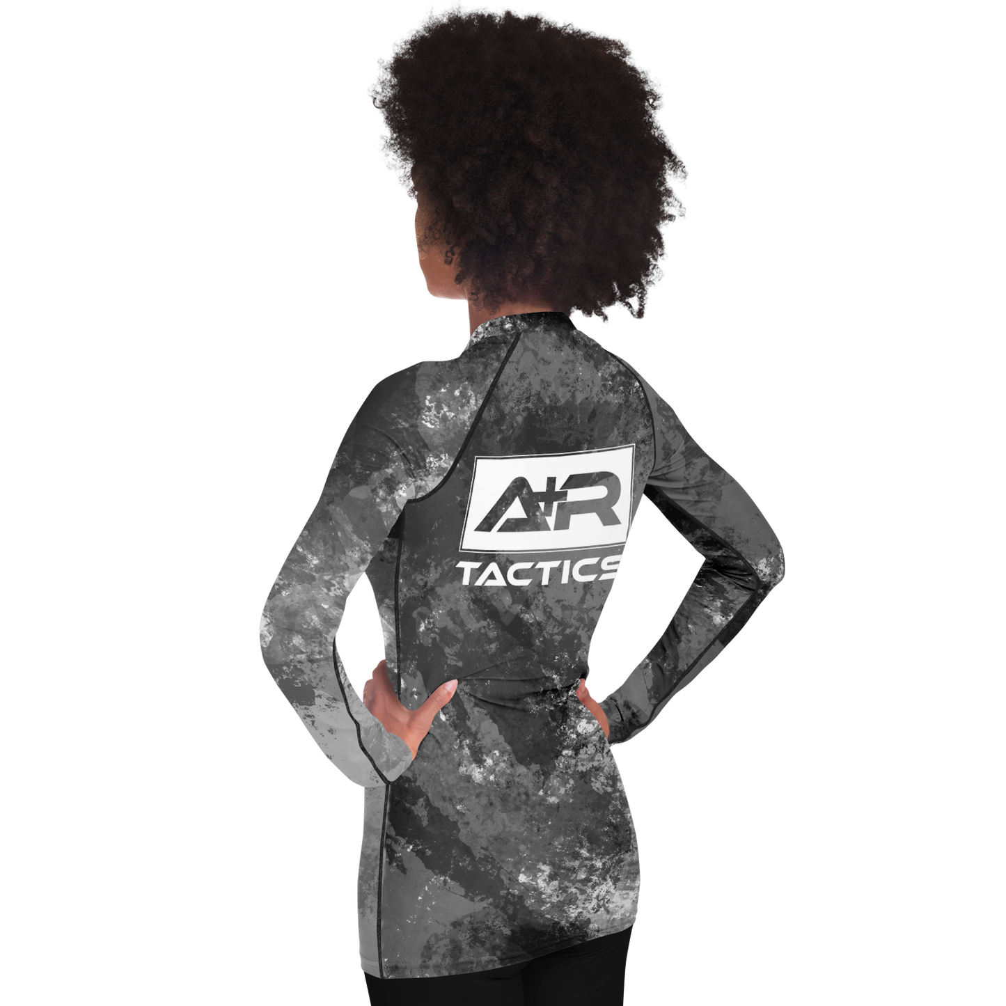 A+R Tactics Logo Womens Rashguard, Paint