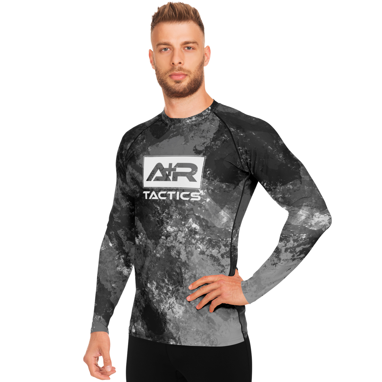 A+R Tactics Logo Mens Rashguard, Paint
