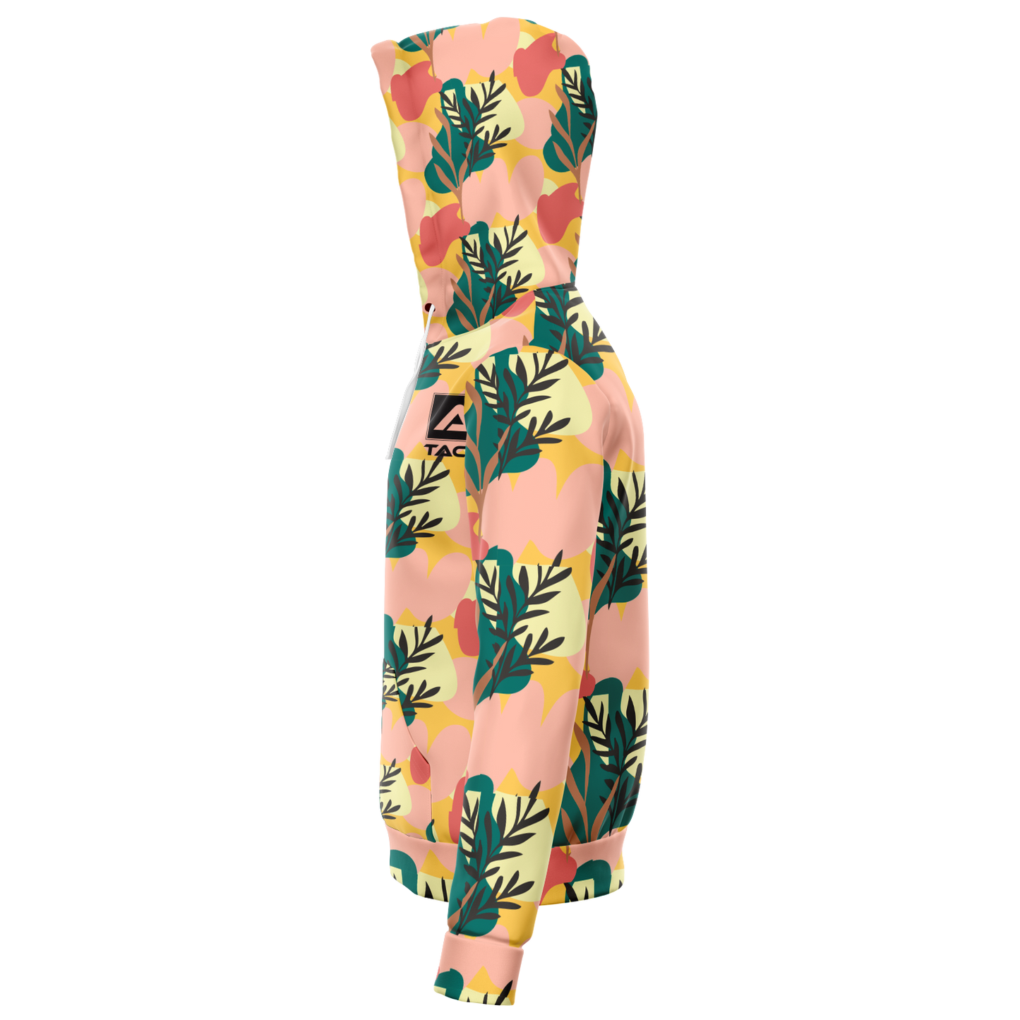 A+R Tactics Logo Zip Hoodie, Blush Floral