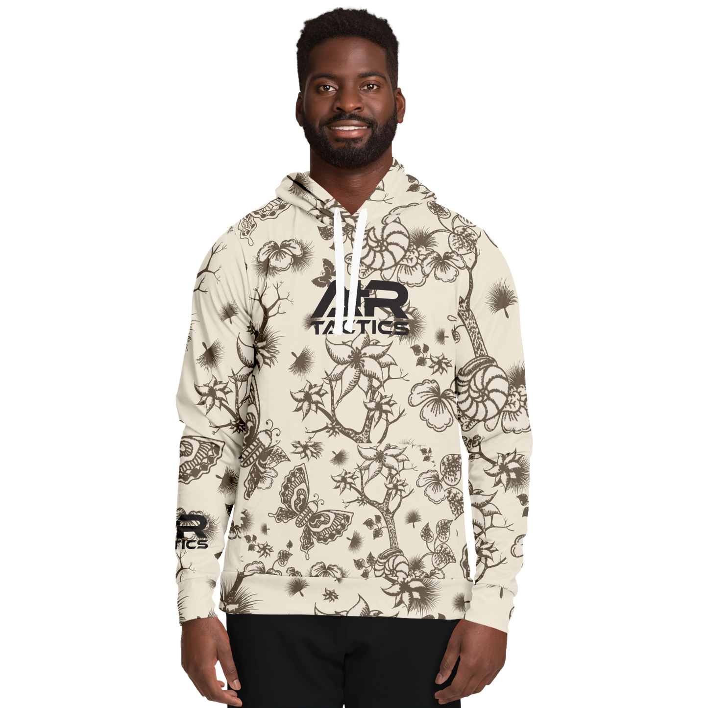 A+R Tactics Logo Hoodie, Retro Chinoiserie