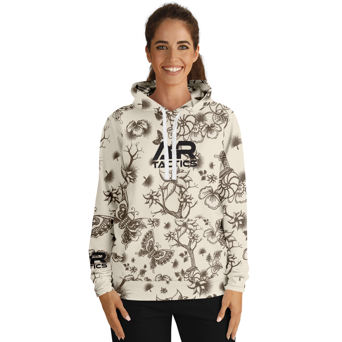 A+R Tactics Logo Hoodie, Retro Chinoiserie