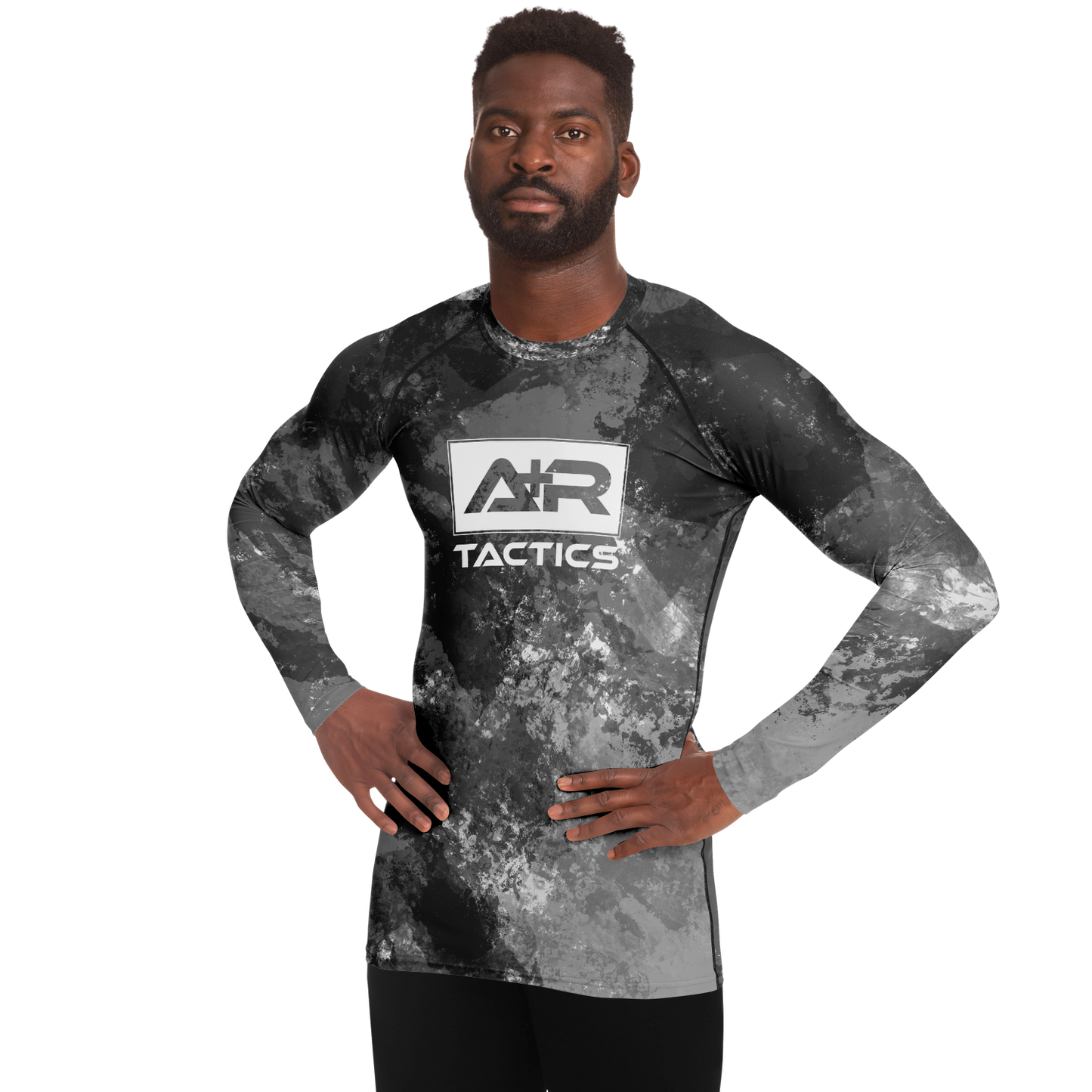 A+R Tactics Logo Mens Rashguard, Paint