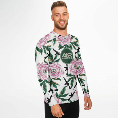 Peonies and Rifles Mens Rashguard