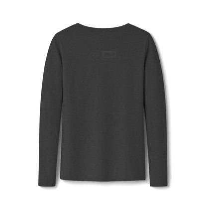 CQF x A+R Tactics Women's Long Sleeve Logo Tee, Graphite Logo