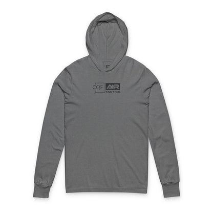 CQF x A+R Tactics Lightweight Hooded Logo, Charcoal