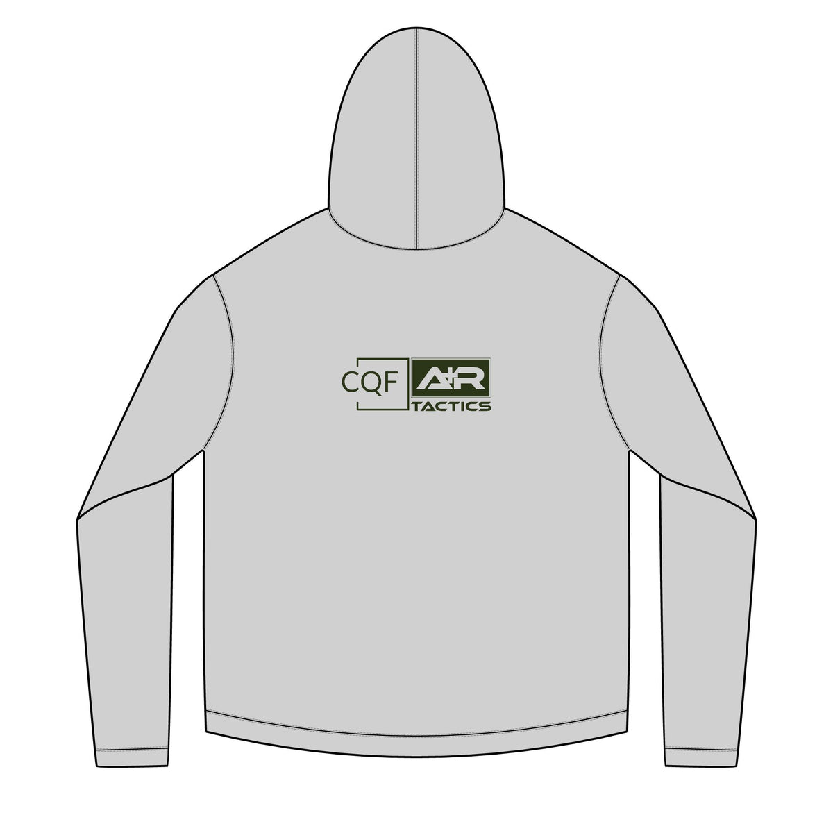 CQF x A+R Tactics Solar Hoodie, Deep Green Logo