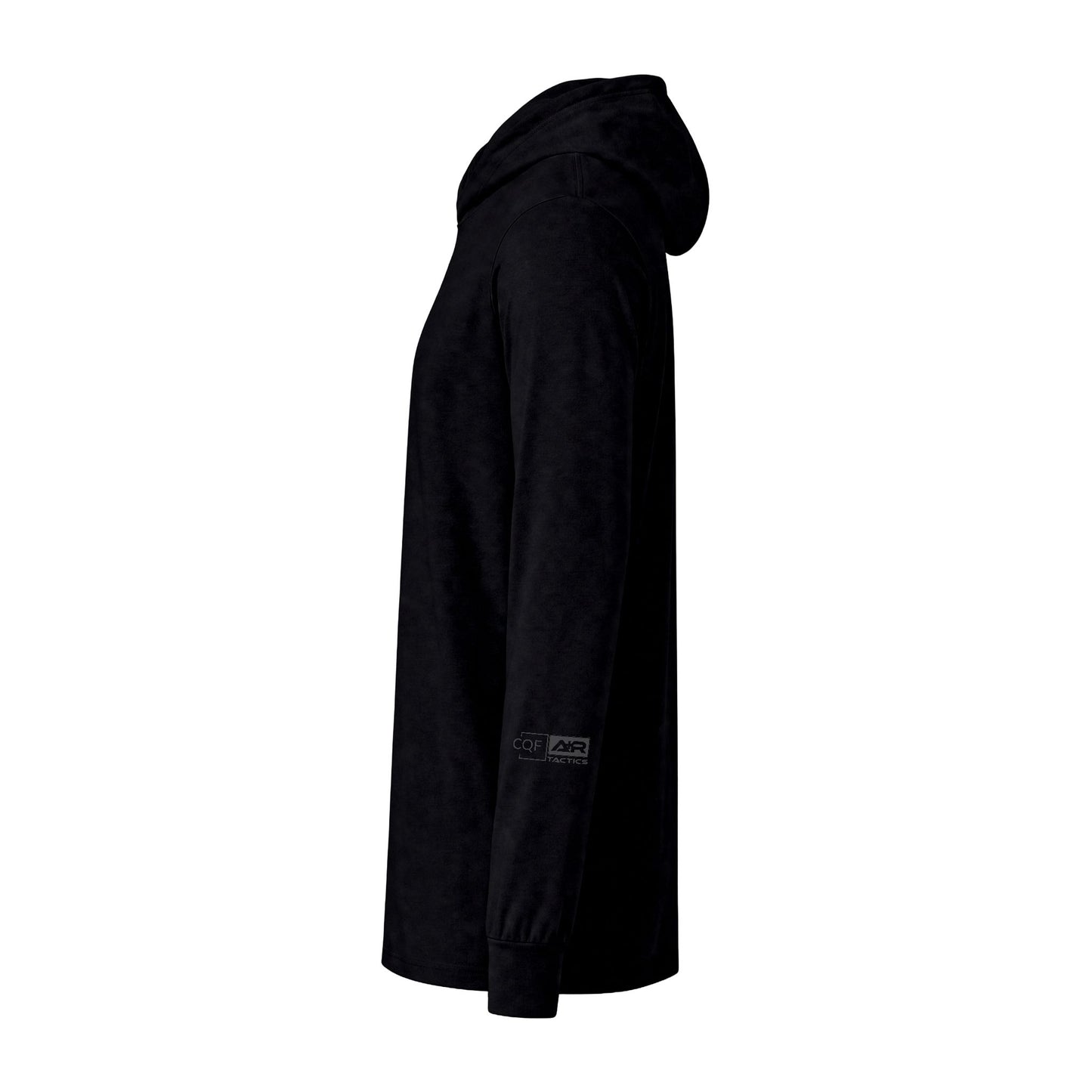 CQF x A+R Tactics Lightweight Hooded Logo, Charcoal