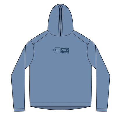 CQF Air Tactics Solar Logo Hoodie Navy Logo