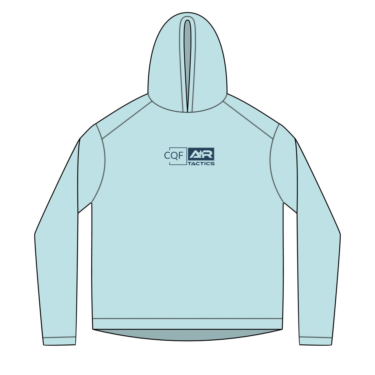 CQF Air Tactics Solar Logo Hoodie Navy Logo