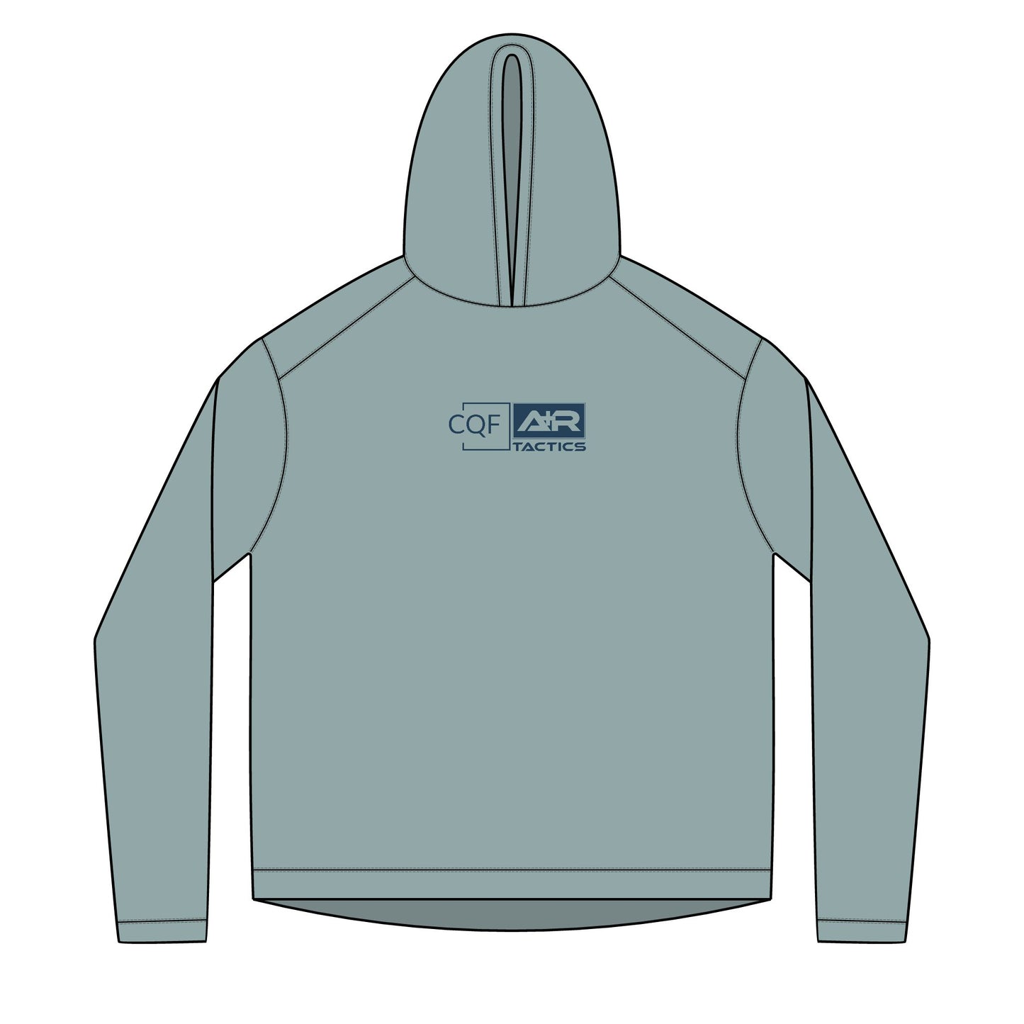 CQF Air Tactics Solar Logo Hoodie Navy Logo