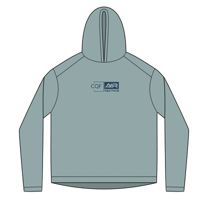 CQF Air Tactics Solar Logo Hoodie Navy Logo