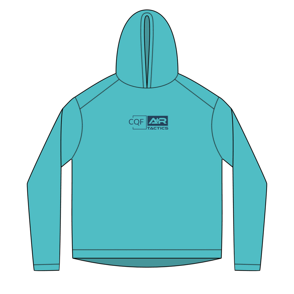 CQF Air Tactics Solar Logo Hoodie Navy Logo