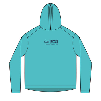 CQF Air Tactics Solar Logo Hoodie Navy Logo