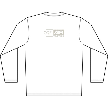 CQF x A+R Tactics Logo Solar Shirt, Stone Logo
