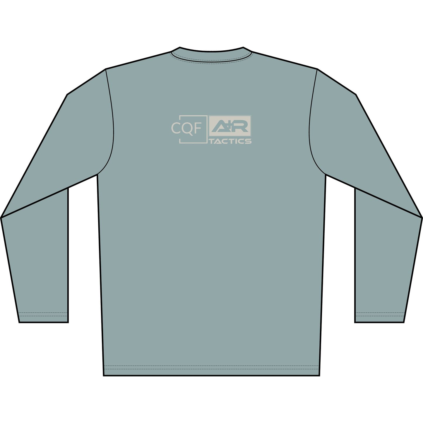 CQF x A+R Tactics Logo Solar Shirt, Stone Logo