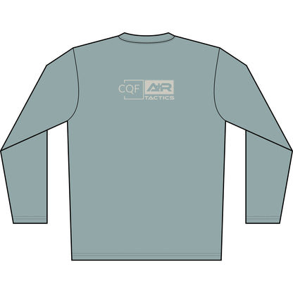 CQF x A+R Tactics Logo Solar Shirt, Stone Logo