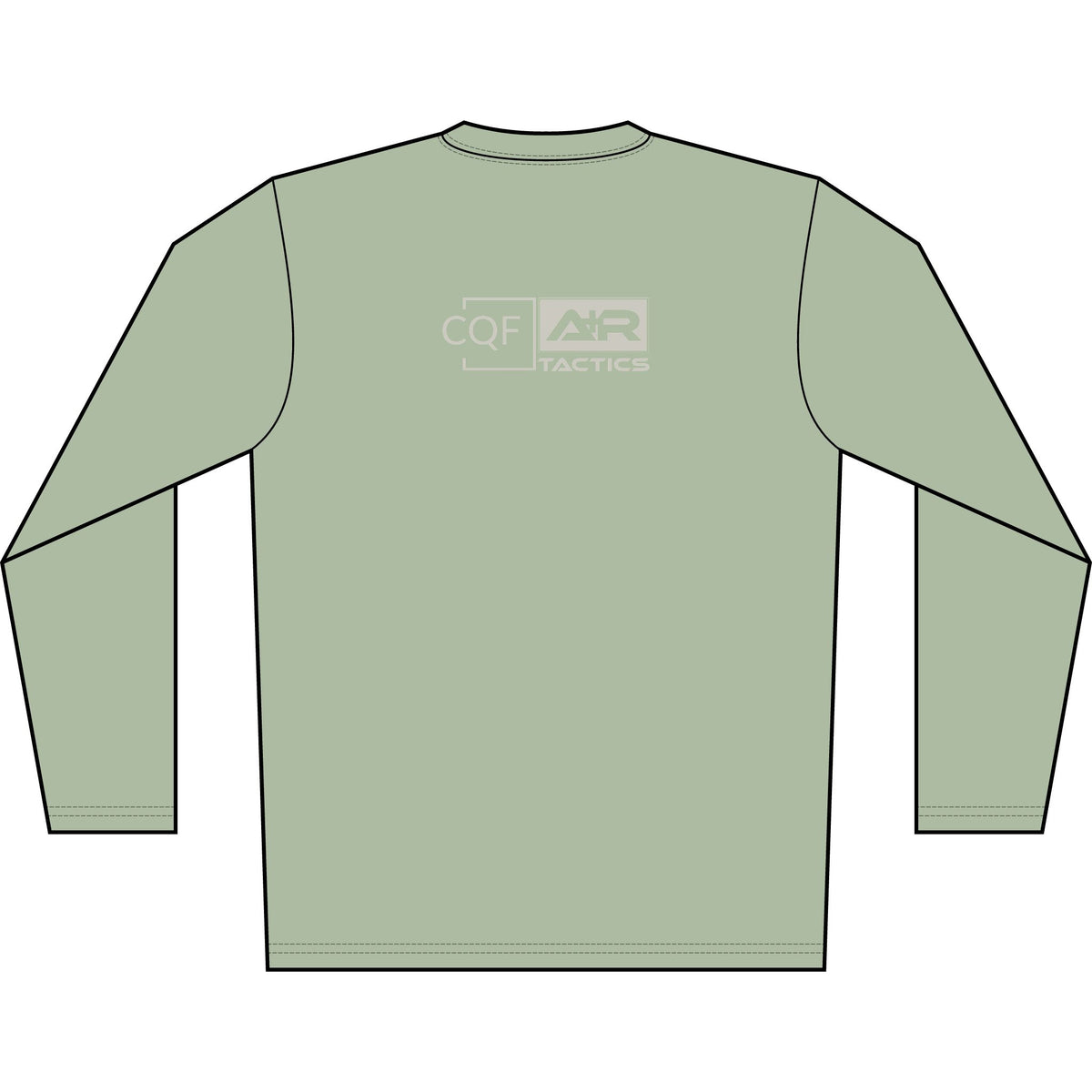CQF x A+R Tactics Logo Solar Shirt, Stone Logo