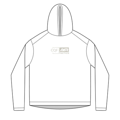 CQF x A+R Tactics Solar Logo Hoodie White