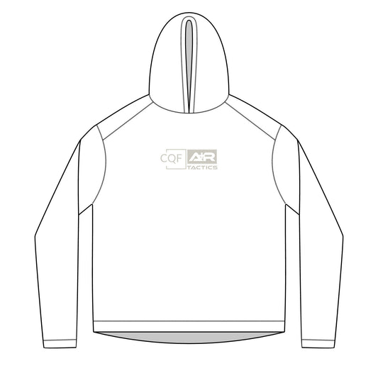 CQF x A+R Tactics Solar Logo Hoodie White