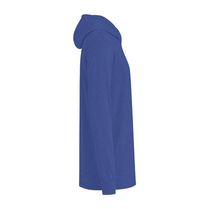 CQF x A+R Tactics Lightweight Hooded Logo, Heathered Royal Blue