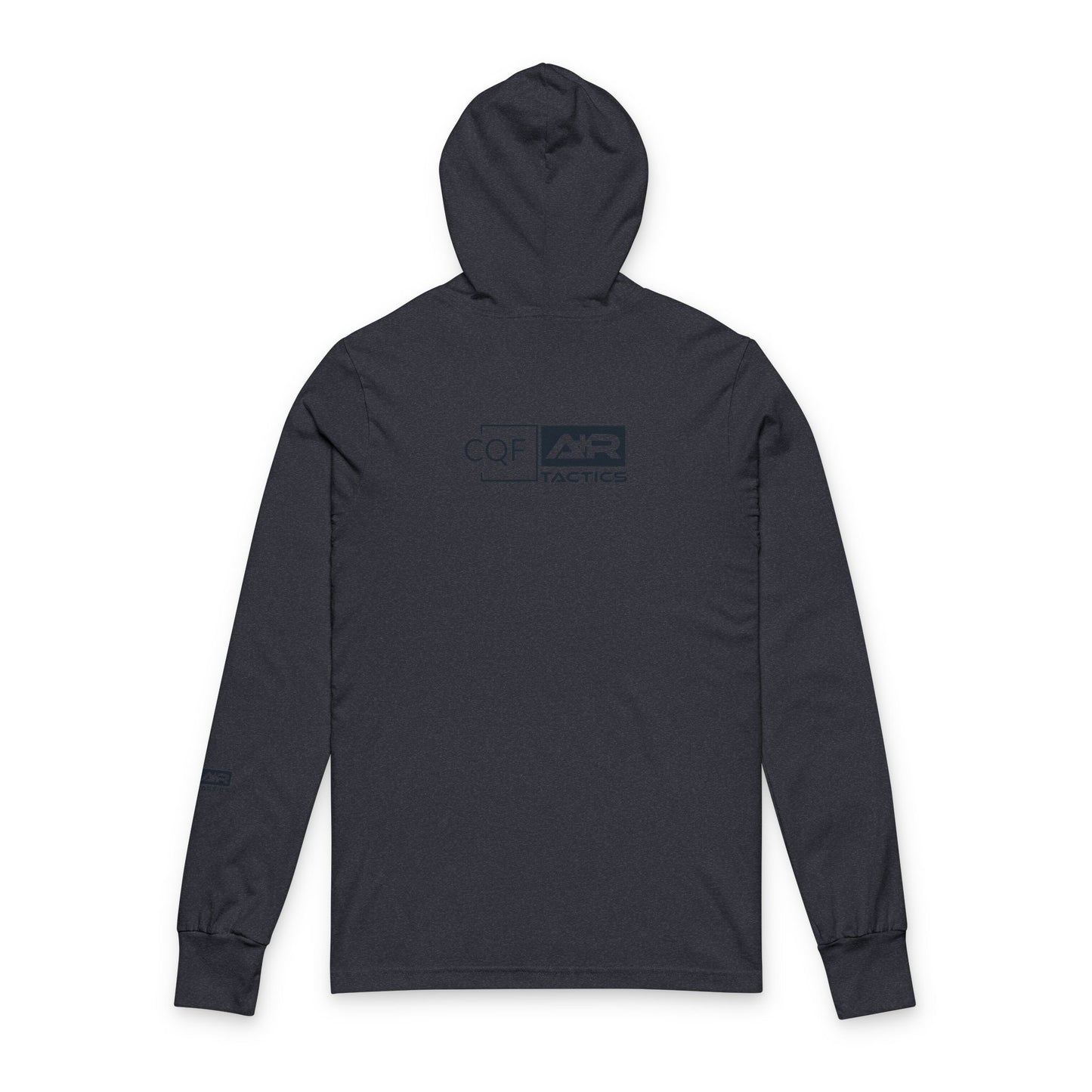 CQF x A+R Tactics Lightweight Hooded Logo, Heathered Navy
