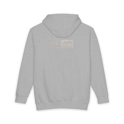 CQF x A+R Tactics Logo Hoodie, Stone