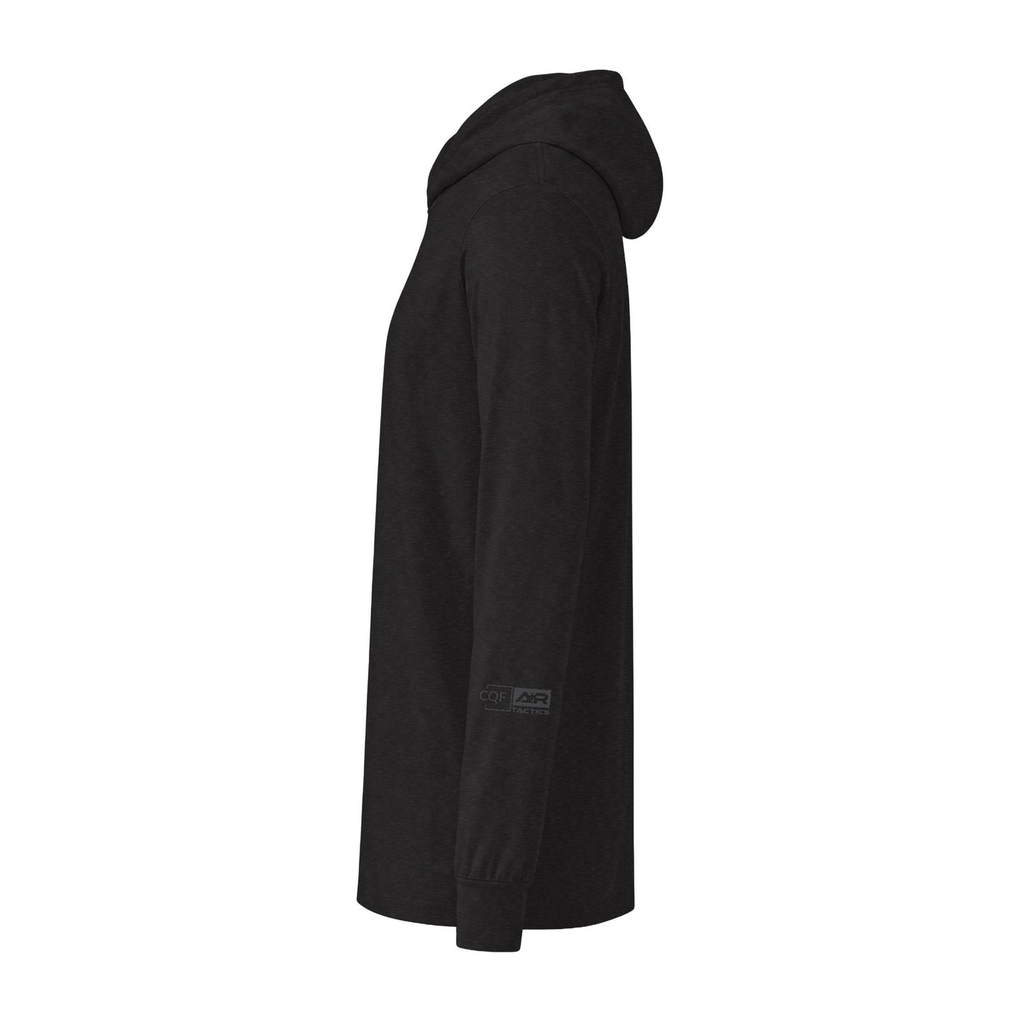 CQF x A+R Tactics Lightweight Hooded Logo, Charcoal