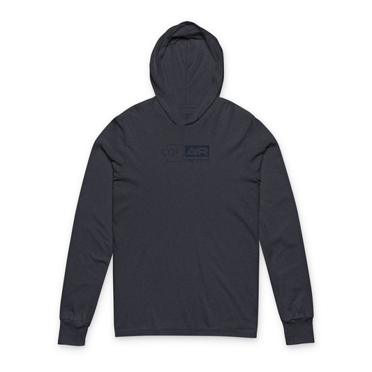 CQF × A+R Tactics Lightweight Hooded Tee | Heathered Navy