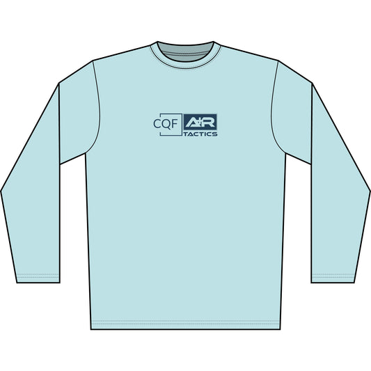 CQF x A+R Tactics Solar Logo Long Sleeve, Navy Logo