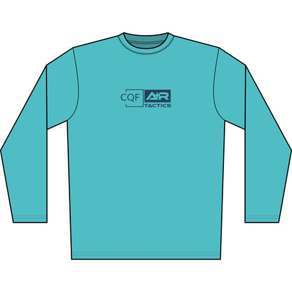 CQF x A+R Tactics Solar Logo Long Sleeve, Navy Logo