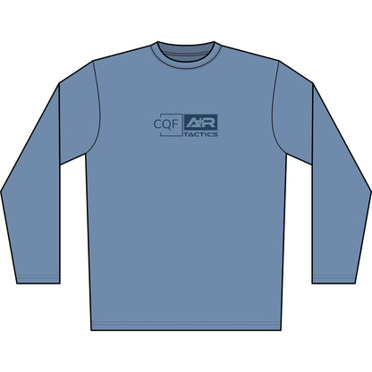 CQF x A+R Tactics Solar Logo Long Sleeve, Navy Logo